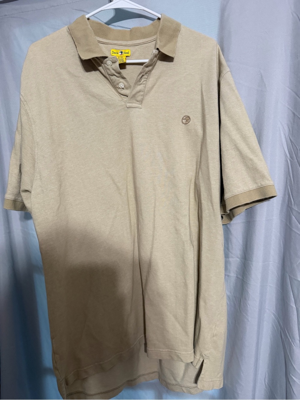 Duck Head Men's Beige Polo Shirt